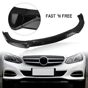 フロントスポイラーリップスポイラーリップベンツ 2013-15 2014 W212 E63 カーボンファイバー光学- Front spoiler lip spoiler lip for Benz 2013-15 2014 W212 E63 carbon fiber optics- 【並行輸入品】