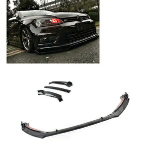 フォルクスワーゲン VW ゴルフ 7.5 2014-2017 フロントバンパースポイラースプリッターリップ- For Volkswagen VW Golf 7.5 2014-2017 front bumper spoiler splitter lip- 【並行輸入品】