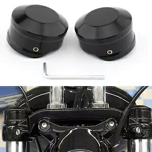 オートバイトップフォークカバーキャップソフテイルブレイクアウトFXBR FXBRS 2018-23 2020用- Motorcycles Top Fork Cover Caps for Softail Breakout FXBR FXBRS 2018-23 2020- 【並行輸入品】