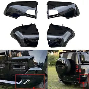 車のフロントリアバンパーコーナー保護ランドローバー新ディフェンダー L663 新しい- Car Front Rear Bumper Corners Protection For Land Rover New Defender L663 New- 【並行輸入品】