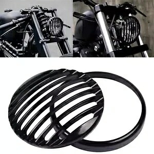 ハーレー 48/883/1200 ダナ/ソフトテールヘッドライトグリルカバー 2 ピース- For Harley 48/883/1200 Dana/Soft Tail Headlights Grille Cover 2-Piece- 【並行輸入品】