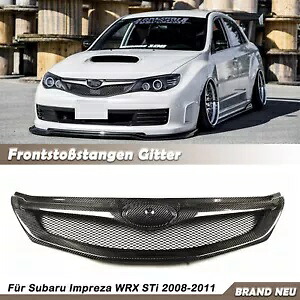 スバルインプレッサ WRX STi 2008-2011 2009 フロントバンパーグリル換気グリル- For Subaru Impreza WRX STi 2008-2011 2009 front bumper grille ventilation grille- 【並行輸入品】