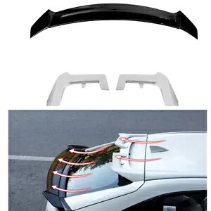 ホンダシビックハッチバック 2020 2021 リアスポイラーリアウイングスポイラーウイング白- For Honda Civic Hatchback 2020 2021 rear spoiler rear wing spoiler wing white- 【並行輸入品】