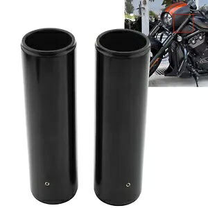 オートバイ トップ フォーク カバー ハーレー 2007-2011 V-ROD NIGHT ROD ブラック用- Motorcycles Top Fork Covers for Harley 2007-2011 V-ROD NIGHT ROD Black- 【並行輸入品】