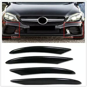 カーボンファイバーフロント換気スロット装飾トリムパネル ベンツ C クラス C300 2019-2021 用- Carbon fiber front ventilation slots decorative trim panel for Benz C-Class C300 2019-2021- 【並行輸入品】 35,035円