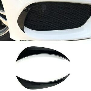 ベンツ W205 2015-2018 フロントエアアウトレットトリム光沢のある黒- For Benz W205 2015-2018 Front Air Outlet Trim Glossy Black- 【並行輸入品】