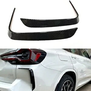 BMW X3 X3M G01 M パック 2022-24 スポイラーベゼルリアサイドカーボンファイバールック- For BMW X3 X3M G01 M Pack 2022-24 Spoiler Bezel Rear Side Carbon Fiber Look- 【並行輸入品】