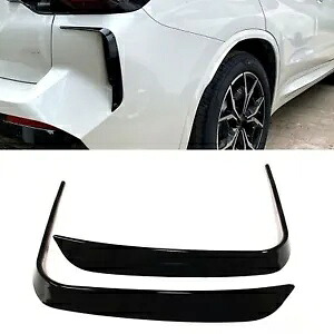 BMW X3 X3M G01 M パック 22-24 リアサイドスロットスポイラートリム光沢のある黒- For BMW X3 X3M G01 M pack 22-24 rear side slot spoiler trim glossy black- 【並行輸入品】