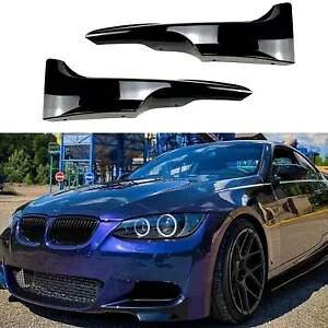 2006-2009 BMW E92 E93 M-Tech フロントエンベロープアングルブラック光沢のある- For 2006-2009 BMW E92 E93 M-Tech front envelope angle black glossy- 【並行輸入品】
