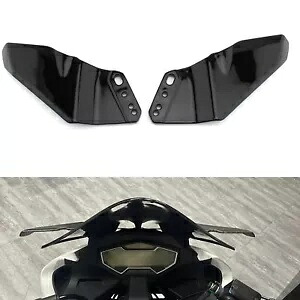 フロントガラスサイドウイングレットスポイラーヤマハ YZF-R1 YZF-R6 YZF-R3 黒新しい- Windshield sides winglets spoilers for Yamaha YZF-R1 YZF-R6 YZF-R3 black new- 【並行輸入品】