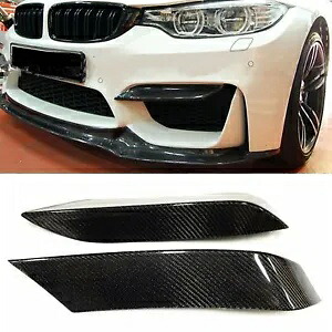 フロントバンパーサイドスプリッターカナードリップ BMW F80 M3 F82 F83 M4 2015-2020用- Front bumper side splitter canard lip for BMW F80 M3 F82 F83 M4 2015-2020- 【並行輸入品】