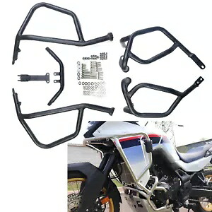 オートバイのエンジン保護ドロップハンガー保護ホンダ XL 750 2023-2024 黒新- Motorcycle engine protection drop hanger protection for Honda XL 750 2023-2024 black new- 【並行輸入品】