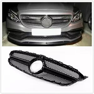 メルセデスベンツ C クラス W205 2019-2021 フロントバンパーグリル換気グリル- For Mercedes Benz C-Class W205 2019-2021 front bumper grille ventilation grille- 【並行輸入品】