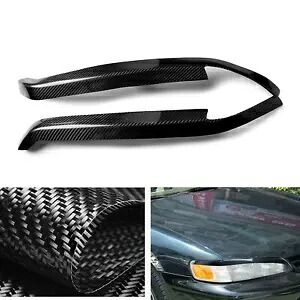 車のヘッドライトまぶたカバー装飾 1994-1995 1996 1997 ホンダアコード用- Car Headlights Eyelid Cover Decor for 1994-1995 1996 1997 Honda Accord- 【並行輸入品】