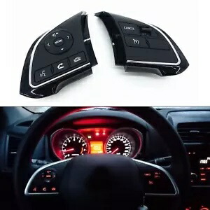 2x ステアリングホイールオーディオボリュームスイッチ 三菱アウトランダー 2016 2017-2018用- 2x Steering Wheel Audio Volume Switch for Mitsubishi Outlander 2016 2017-2018- 【並行輸入品】