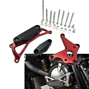 オートバイ フレーム スライダー クラッシュ プロテクション キット スズキ GSX-S1000 GT 2021-2022 レッド- Motorcycle Frame Slider Crash Protection Kit for Suzuki GSX-S1000 GT 2021-2022 Red- 【並行輸入品】