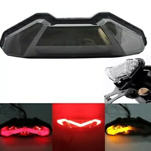 オートバイ LED ブレーキ点滅ライトテールライトランプヤマハ MT-09 2014-2016 FZ-09- Motorcycle LED brake flashing light taillight lamps for Yamaha MT-09 2014-2016 FZ-09- 【並行輸入品】