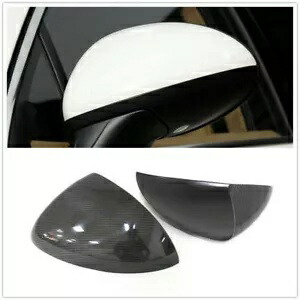 カーボンファイバーミラーキャップ ポルシェ カイエン 958 2011 2012 2013-2014 ブラック- Carbon fiber mirror cap for Porsche Cayenne 958 2011 2012 2013-2014 black- 【並行輸入品】
