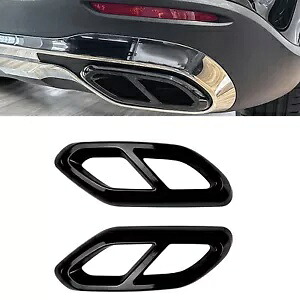 ベンツ GLC クラス X254 2023-UP GLC260 GLC300 AMG リアエキゾーストチューブ装飾- For Benz GLC Class X254 2023-UP GLC260 GLC300 AMG Rear Exhaust Tube Decor- 【並行輸入品】