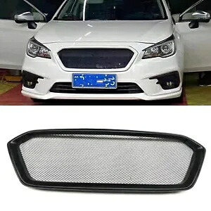 スバルアウトバックレガシィスポーツ 2018-2019 車のフロントバンパーグリルブラック- For Subaru Outback Legacy Sport 2018-2019 Car Front Bumper Grille Black- 【並行輸入品】