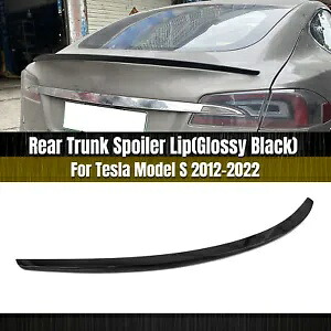 黒車のトランクスポイラーリアウイングテスラモデル S 2012-22 2013- Black Car Trunk Spoiler Rear Wing For Tesla Model S 2012-22 2013- 【並行輸入品】