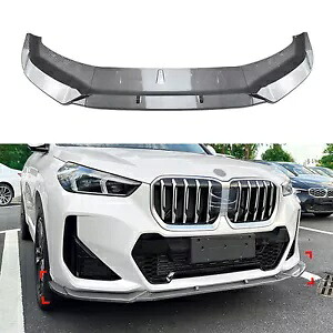 BMW X1 U11 U12 M スポーツ 2023-2024 フロントバンパースポイラースプリッターリップ新- For BMW X1 U11 U12 M Sport 2023-2024 front bumper spoiler splitter lip new- 【並行輸入品】