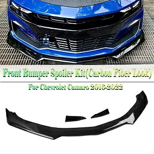 シボレーカマロ 2016-2022 2017 2018 車のフロントバンパースポイラースプリッターリップ- For Chevy Camaro 2016-2022 2017 2018 Car Front Bumper Spoiler Splitter Lip- 【並行輸入品】