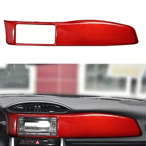レッドダッシュボードカバーベゼル トヨタ 86 スバル BRZ 2013-20 2014用- Red Dashboard Cover Bezel For Toyota 86 Subaru BRZ 2013-20 2014- 【並行輸入品】