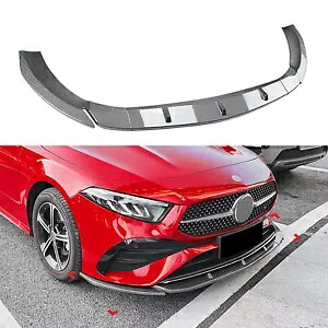 フロントバンパースポイラーリップベンツ A クラス W177 A180 A200 A35 AMG 2023+ 新しい- Front bumper spoiler lip for Benz A-Class W177 A180 A200 A35 AMG 2023+ new- 【並行輸入品】