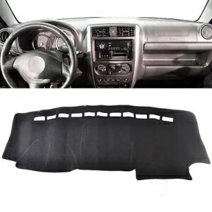 スズキジムニー 1998-2017 車のダッシュボードカバーマットブラック新- For Suzuki Jimny 1998-2017 Car Dashboard Cover Mat Black New- 【並行輸入品】