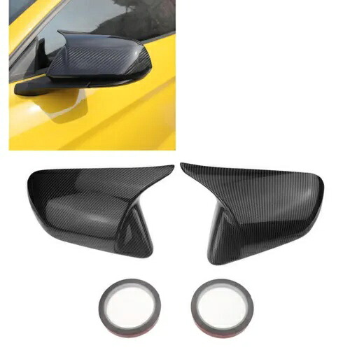 フォードマスタング 2015-22 2016 2017 サイドリアミラーカバーミラーキャップ- For Ford Mustang 2015-22 2016 2017 Side Rear Mirror Cover Mirror Cap- 【並行輸入品】