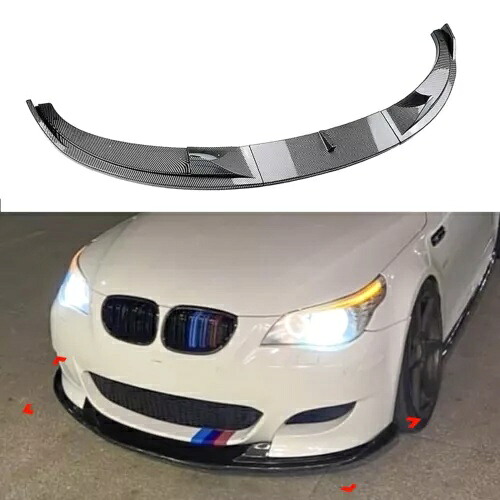 BMW 5 シリーズ E60 E61 M5 2005-10 2008 2009 フロントバンパースポイラースプリッターリップ- For BMW 5 Series E60 E61 M5 2005-10 2008 2009 front bumper spoiler splitter lip- 【並行輸入品】 40,755円