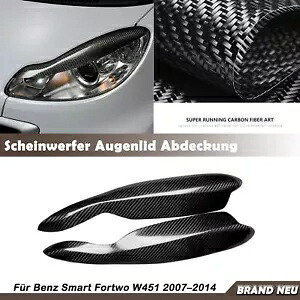 2009-2014 ベンツスマートフォーツー W451 ヘッドライト眉毛まぶたカバー- For 2009-2014 Benz Smart Fortwo W451 Headlights Eyebrows Eyelid Cover- 【並行輸入品】