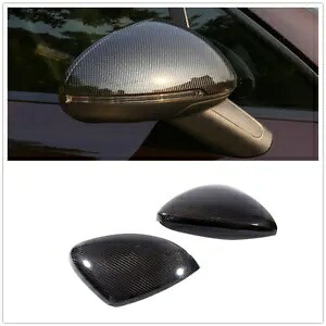 カーボンファイバー バックミラー カバー 2014 + ポルシェ マカン ブラック- Carbon fiber rearview mirror cover for 2014 + Porsche Macan black- 【並行輸入品】