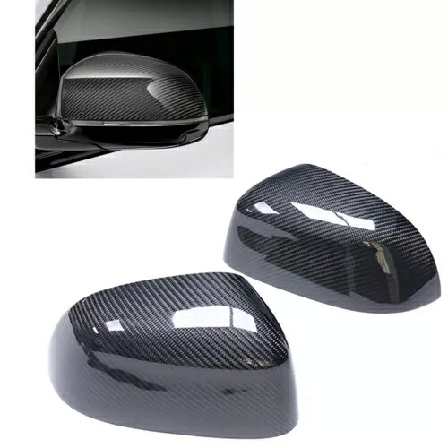 BMW X5 G05 2019-2023 車のカーボンファイバー車のミラーカバー黒- For BMW X5 G05 2019-2023 car carbon fiber car mirror cover black- 【並行輸入品】