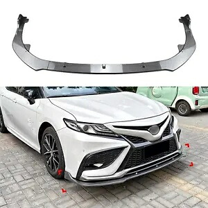 トヨタカムリ XV70 スポーツ 2021-2023 フロントバンパースプリッタースポイラーリップ新- For Toyota Camry XV70 Sport 2021-2023 Front Bumper Splitter Spoiler Lip New- 【並行輸入品】