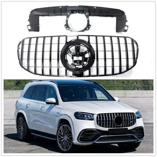 メルセデスベンツ X167 GLS 2020-2024 フロントバンパーグリッドシルバー- For Mercedes Benz X167 GLS 2020-2024 front bumper grid silver- 【並行輸入品】