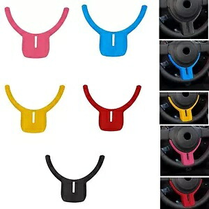 ブルー車のステアリングホイールカバー装飾 2013-2020 2019 スバル BRZ トヨタ GT86- Blue car steering wheel cover decor for 2013-2020 2019 Subaru BRZ Toyota GT86- 【並行輸入品】
