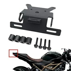 オートバイのナンバープレートホルダーマウントスズキ SV650 2016-2021 2018 黒新- Motorcycle license plate holder mount for SUZUKI SV650 2016-2021 2018 black new- 【並行輸入品】 34,320円