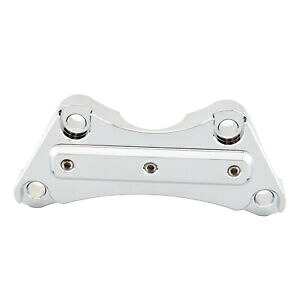 オートバイバーハンドル可能ライザートップクランプパーツ 1997-19 ハーレーダビッドソン シルバー- Motorcycle Bar Handleable Riser Top Clamp Parts for 1997-19 Harley Davidson Silver- 【並行輸入品】