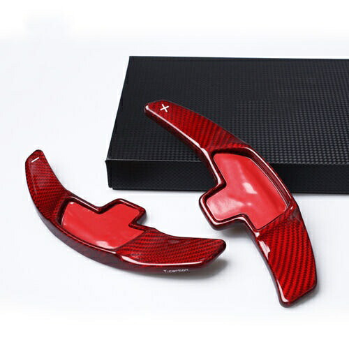 2 個赤い車のステアリングホイールシフトロッカー延長ベンツ A CLA GLS GLE SL- 2PCS Red Car Steering Wheel Shift Rockers Extension For Benz A CLA GLS GLE SL- 【並行輸入品】