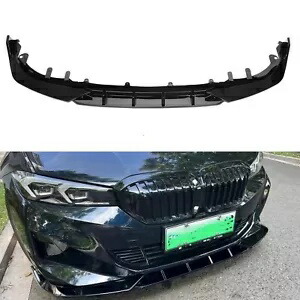 車のフロントバンパースポイラースプリッターリップ BMW I3 2022 エレクトリックブラック- Car front bumper spoiler splitter lip for BMW I3 2022 electric black- 【並行輸入品】