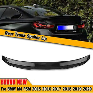 2015 2016-2020 BMW F82 M4 PSM リアスポイラールーフスポイラーリップ光沢のある黒- For 2015 2016-2020 BMW F82 M4 PSM rear spoiler roof spoiler lip shiny black- 【並行輸入品】