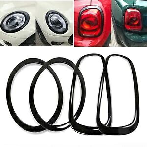 14-21 ミニクーパー F55 F56 F57 フロント + リアライトライトランプカバー- For 14-21 Mini Cooper F55 F56 F57 Front + Rear Lights Light Lamp Cover- 【並行輸入品】