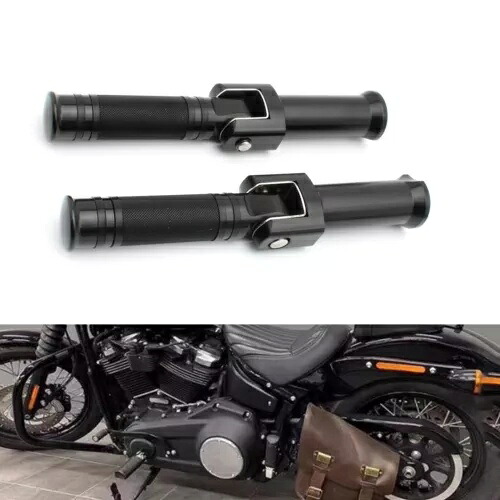 パラハーレーダビッドソン 2018-2023 後部乗客フットレストフットレストブラック- For Para Harley Davidson 2018-2023 rear passenger footrests footrests black- 【並行輸入品】