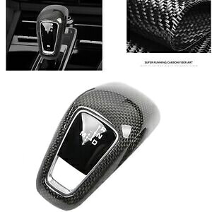 カーボンファイバーブラックシフトボタンカバー 2018-20 2019 2021 ポルシェ カイエン用- Carbon fiber black shift button cover for 2018-20 2019 2021 Porsche Cayenne- 【並行輸入品】