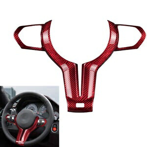 1 個赤ステアリングホイールカバーインテリアトリム M2 M3 M4 M5 M6 X5M X6M 2014+- 1PCS Red Steering Wheel Cover Interior Trim For M2 M3 M4 M5 M6 X5M X6M 2014+- 【並行輸入品】