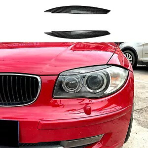 BMW E81 E82 E87 E88 2004-11 2005 フロントヘッドライト眉毛装飾新- For BMW E81 E82 E87 E88 2004-11 2005 front headlights eyebrows decor new- 【並行輸入品】