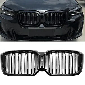 BMW X3 X4 G01 G02 2022 プレリリースフロントバンパーセンターグリッドブラック用- For BMW X3 X4 G01 G02 2022 pre-release front bumper center grid black- 【並行輸入品】