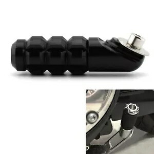 オートバイスタンドエクステンション ハーレーダイナ 1991-17 2000 2001 ファットボブ ブラック用- Motorcycle Stand Extension for Harley Dyna 1991-17 2000 2001 Fat Bob Black- 【並行輸入品】